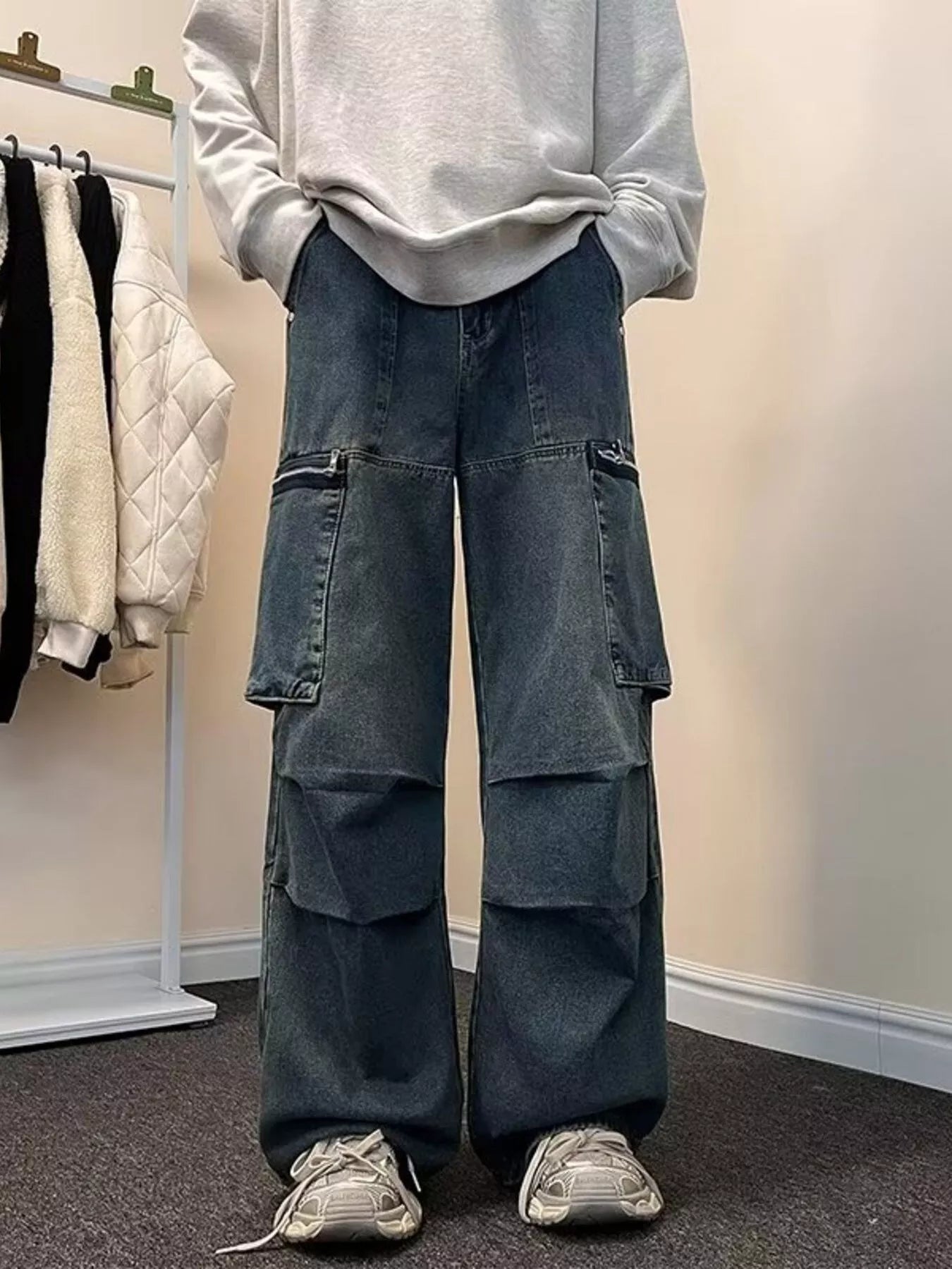 Men's Comfortable Loose Fit Cargo Pants - VogeLuxe