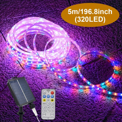 Colorful Solar String Lights | 320/640 LED Fairy Lights with 8 Modes