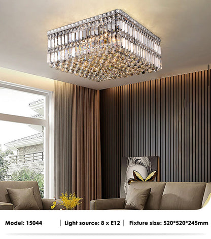 Green Crystal Pendant Chandelier