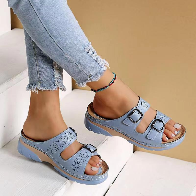 Comfortable Leather Orthotic Sandals