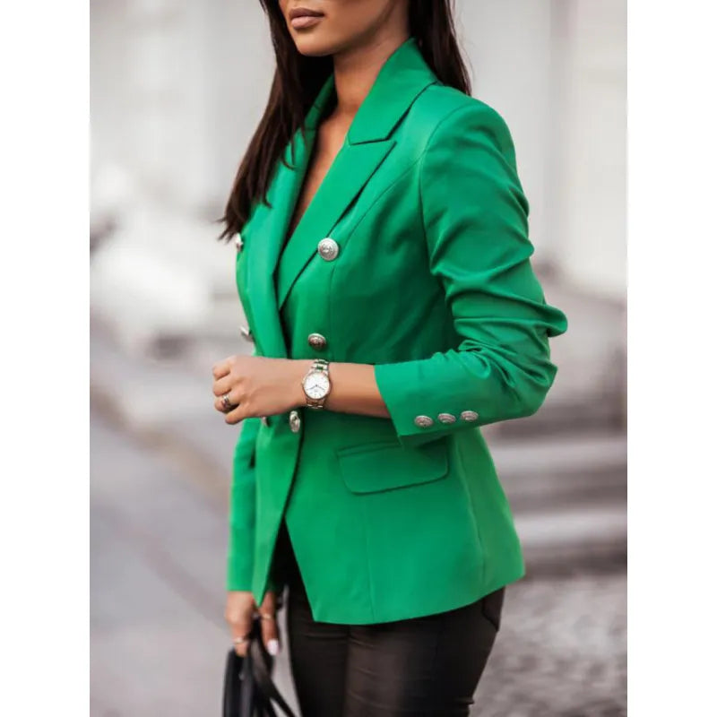 Classic Fit Ladies Jacket with Buttons