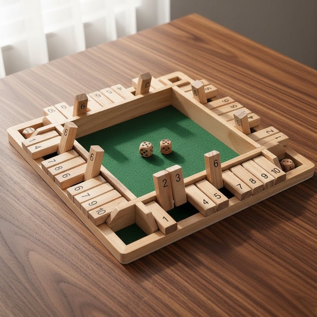 Fun Wooden Educational Dice Game for Kids