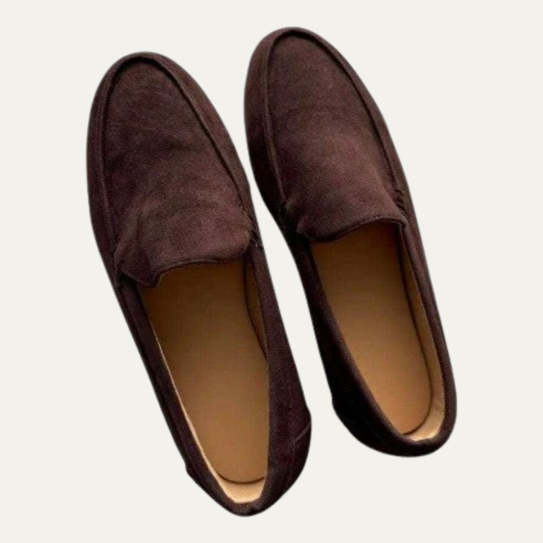 VogeLuxe | Men’s Minimalist Suede Loafers