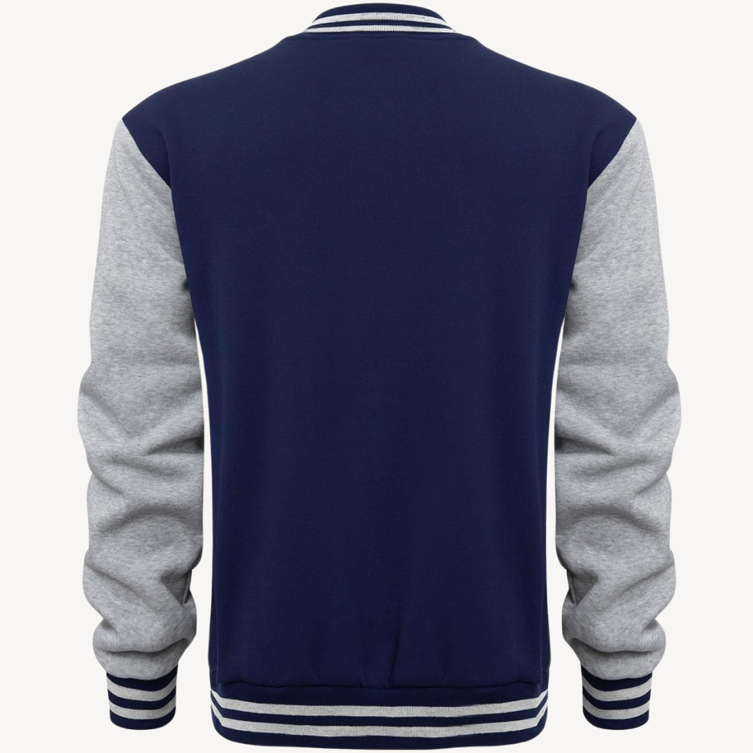 VogeLuxe | Men’s Color Block Varsity Jacket