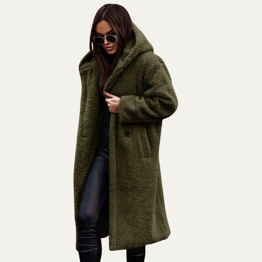 VogeLuxe | Women’s Oversized Long Teddy Coat