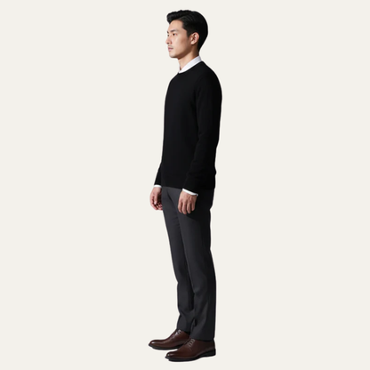 VogeLuxe | Men’s Short Sleeve Waffle Knit Crew Neck Top