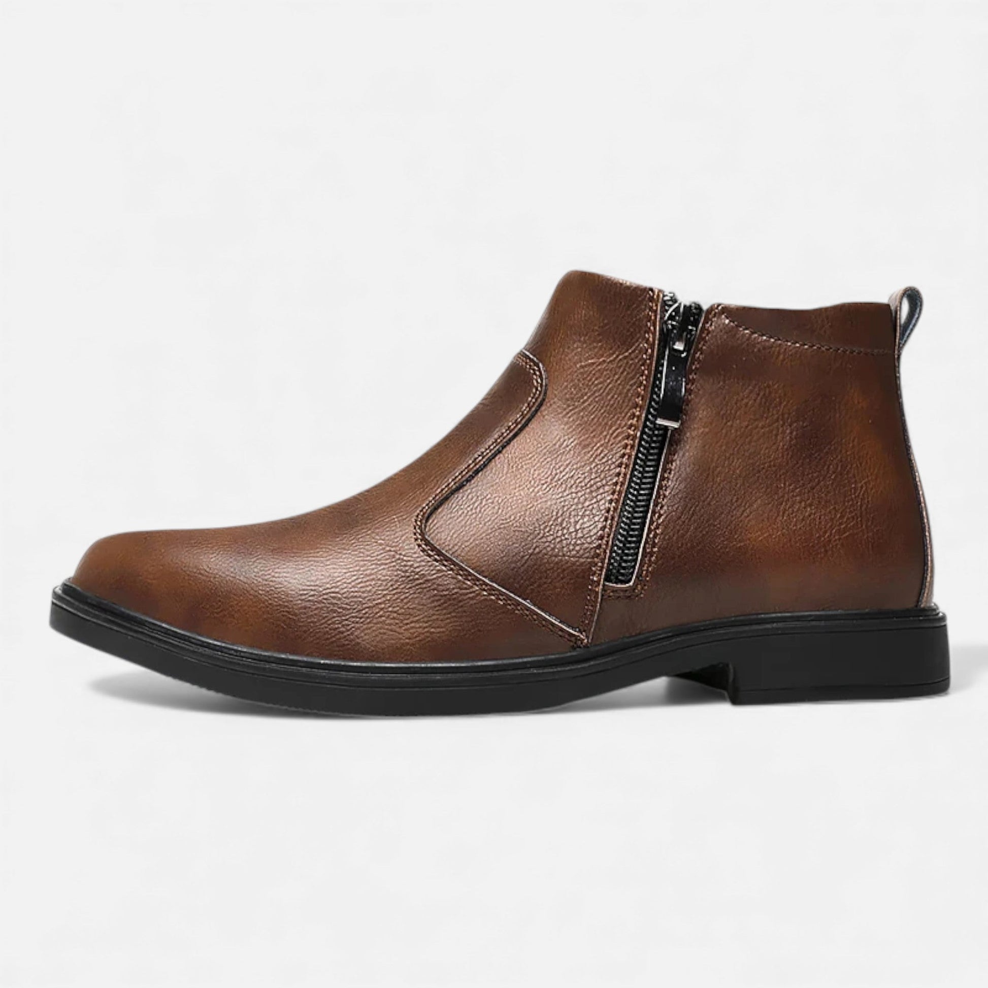 VogeLuxe | Simple Leather Chelsea Boots For Men - VogeLuxe