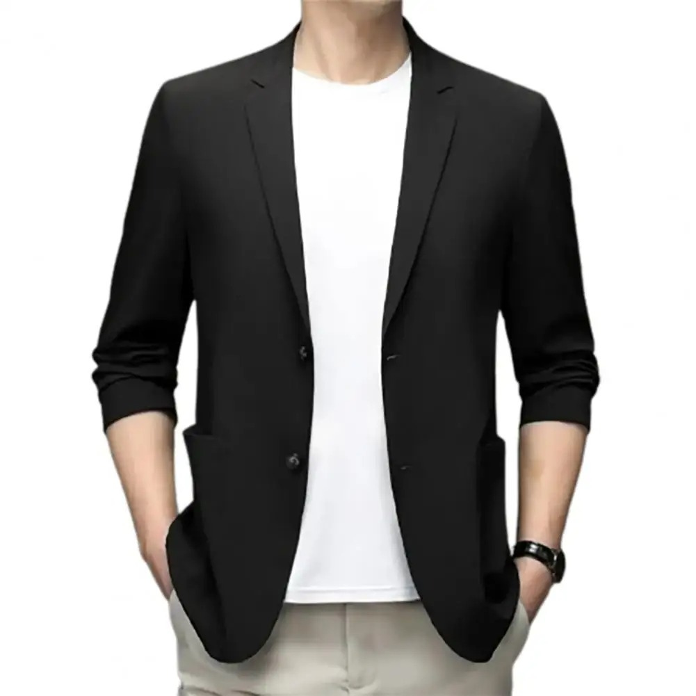 Slim Fit Men's Casual Two Button Blazer