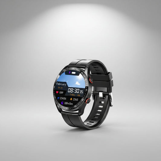 Waterproof Touch Fitness Watch with Bluetooth Calling - VogeLuxe