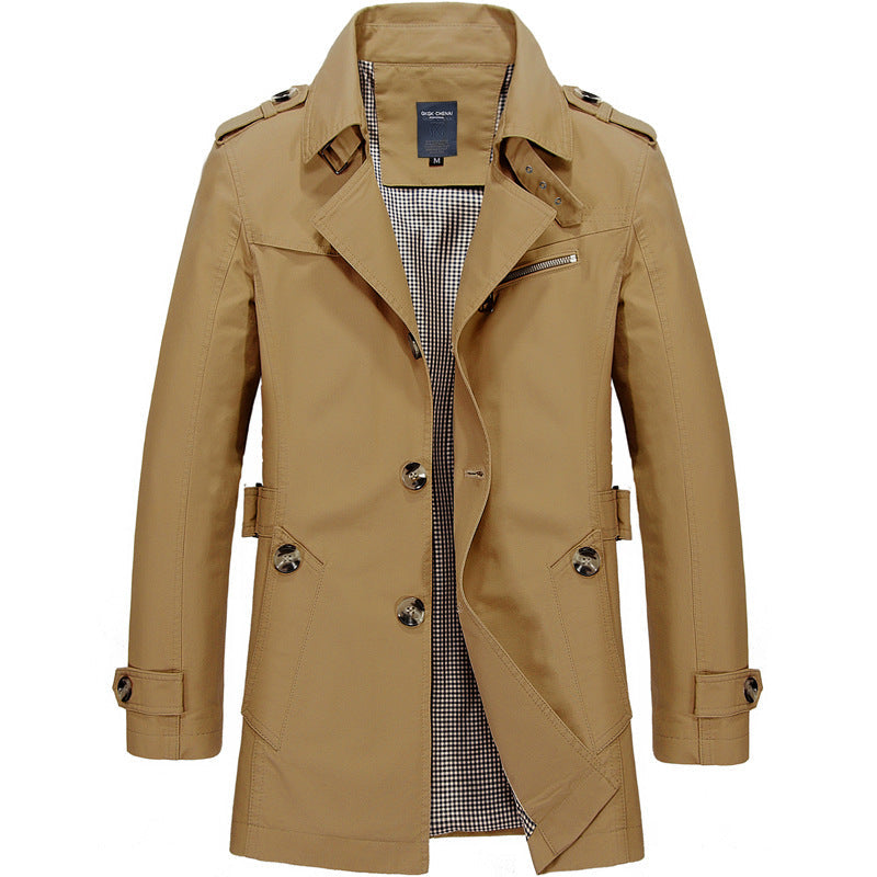 Enzo - Windbreaker Jacket with Fleece Lining