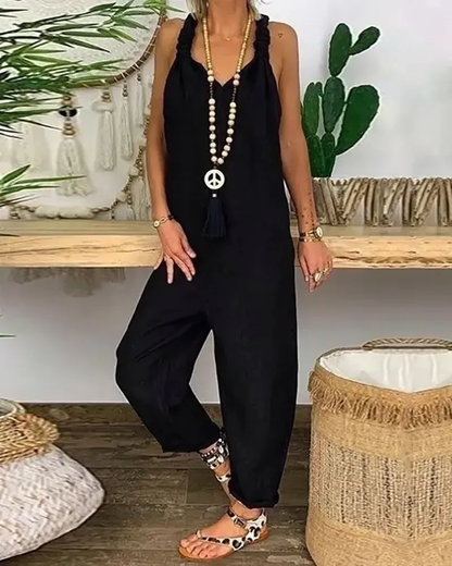 Sleeveless Womens Summer Romper Outfit