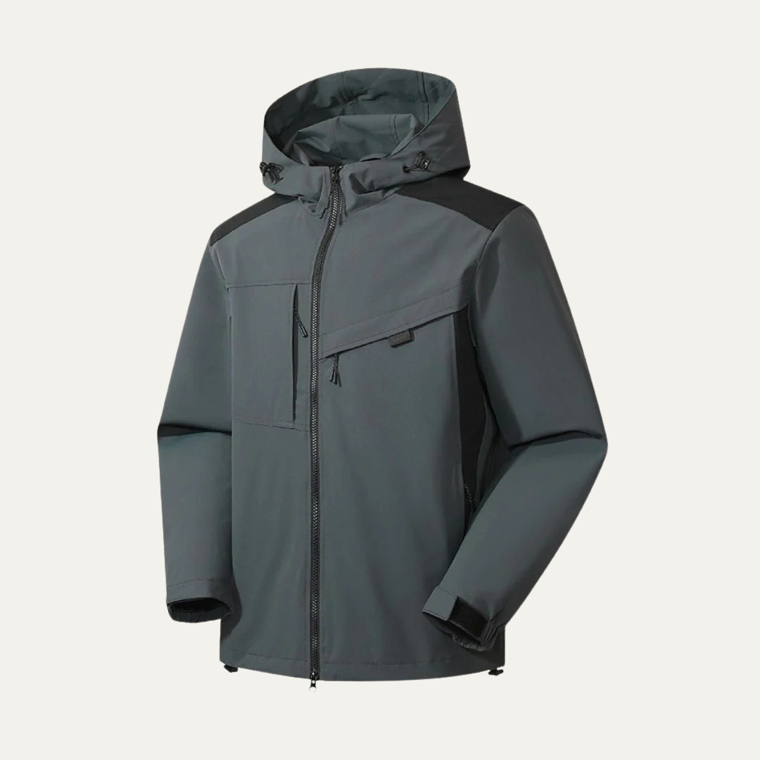 VogeLuxe | Men’s Waterproof Technical Shell Jacket
