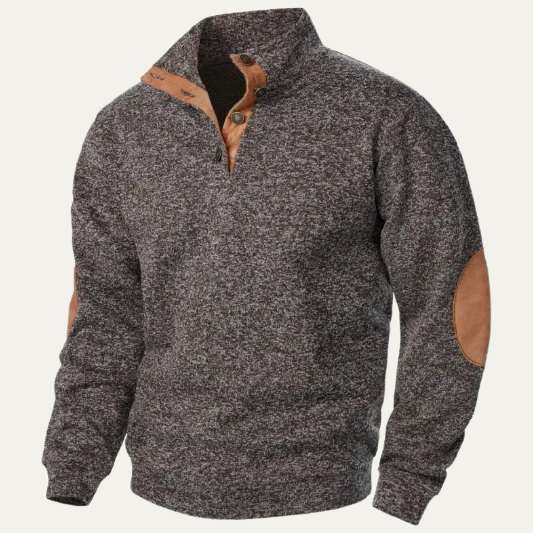 VogeLuxe | Men’s Casual Mock Neck Sweater
