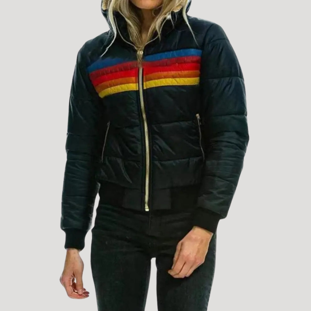 Warm Waterproof Parka Jacket for Women - Hooded Coat