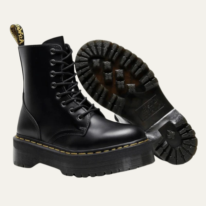 VogeLuxe | Women’s Chunky Platform Lace Up Ankle Boots