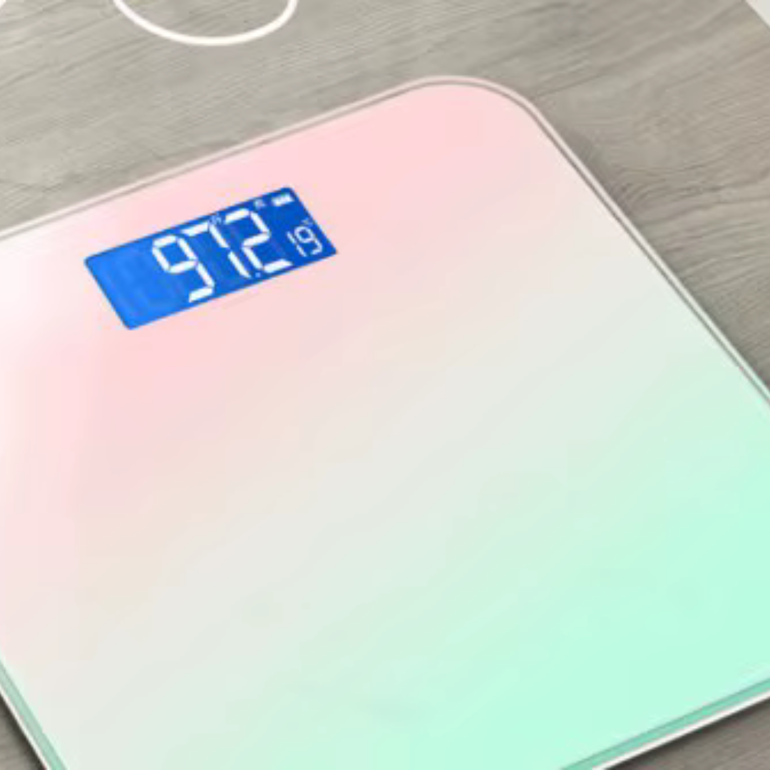 Accurate Digital Bathroom Scale with LED Screen - VogeLuxe