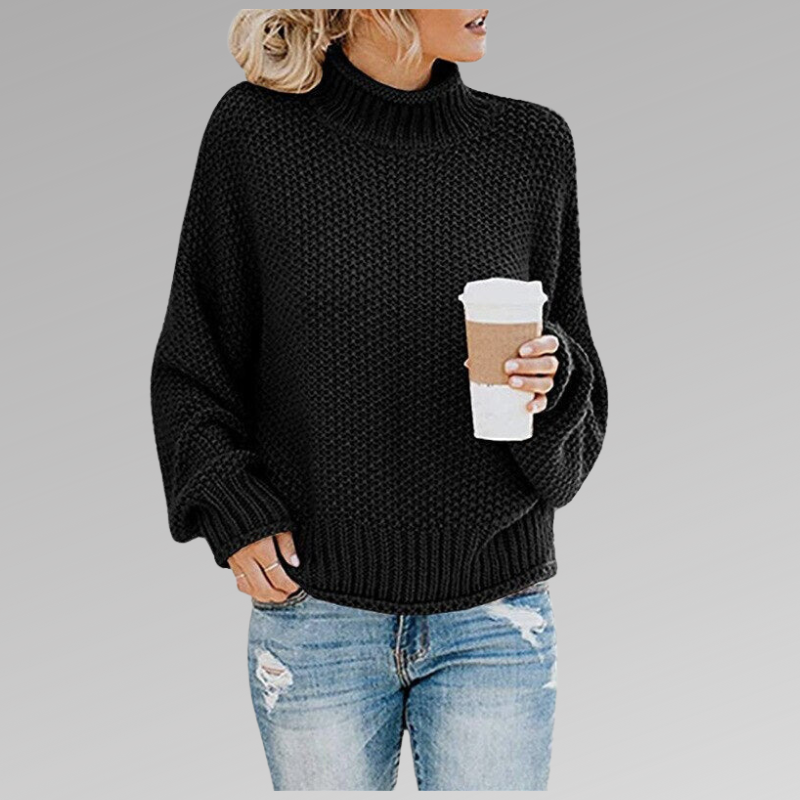 Relaxed Fit Women's Crew Neck Jumper Sweater