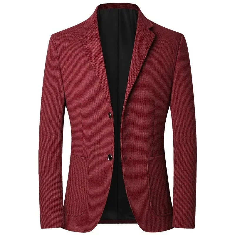 Stylish Men's Velvet Slim Fit Jacket