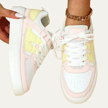 VogeLuxe | Women’s Platform Lace Up Low Top Sneakers