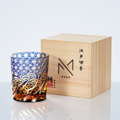 Luxury Whisky Glass Set with Wooden Gift Box