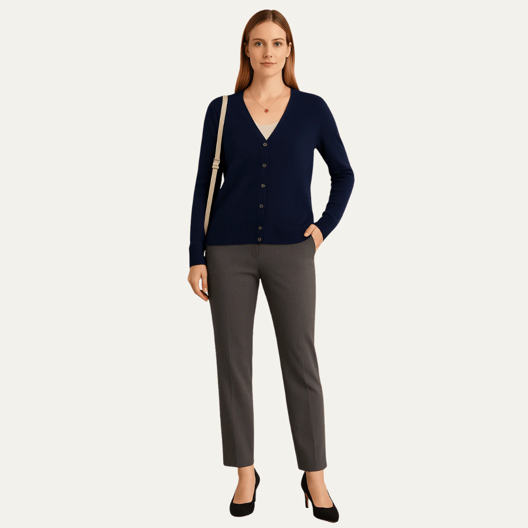 VogeLuxe | Women’s Classic Button-Front Cardigan