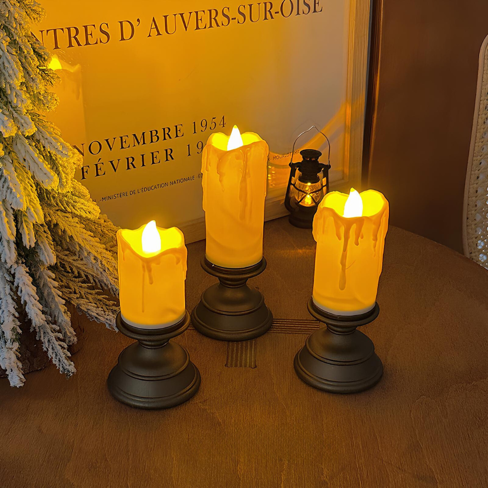 Battery Operated LED Faux Candles