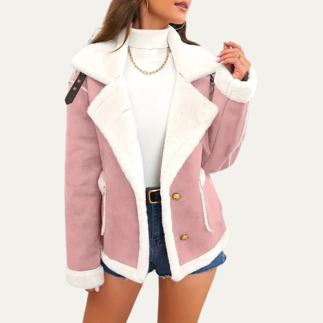 VogeLuxe | Women’s Cropped Aviator Jacket