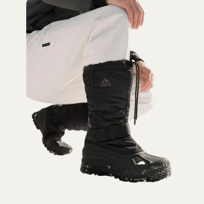 VogeLuxe | Men’s Tall Rugged Winter Snow Boots with Strap and Drawstring
