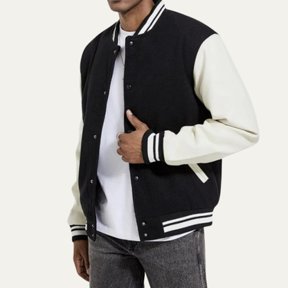 VogeLuxe | Men’s Classic Varsity Letterman Jacket