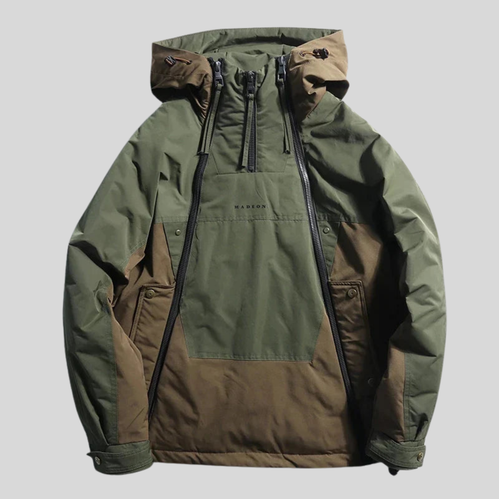 VogeLuxe | Men’s Technical Pullover Anorak Jacket