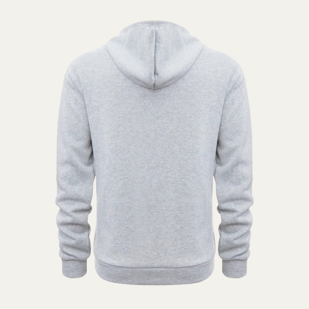 VogeLuxe | Men’s Utility Pocket Hooded Partial Zip Sweatshirt