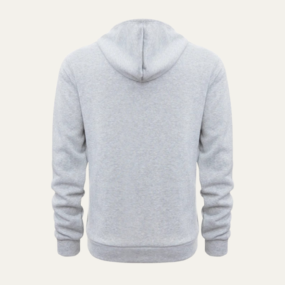 VogeLuxe | Men’s Utility Pocket Hooded Partial Zip Sweatshirt