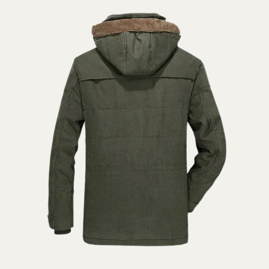 VogeLuxe | Men’s Textured Diamond Pattern Bomber Jacket