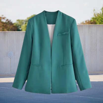 Relaxed Fit Women's Blazer with Pockets