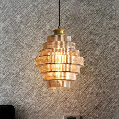 Luxury Gold Tiered Pendant Light - BritishElegance