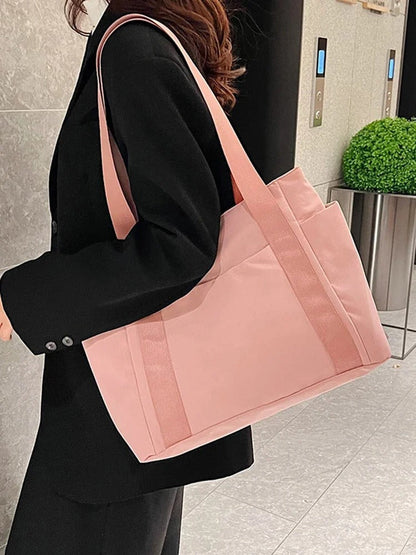 Classic Large Tote Handbag for Daily Use