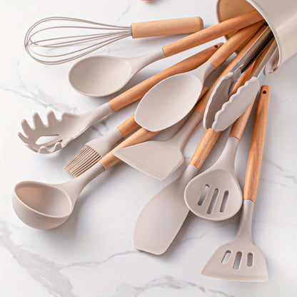 Premium 12-Piece Silicone Kitchen Utensil Set