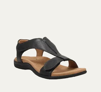 VogeLuxe | Women’s Wide Strap Flat Walking Sandal