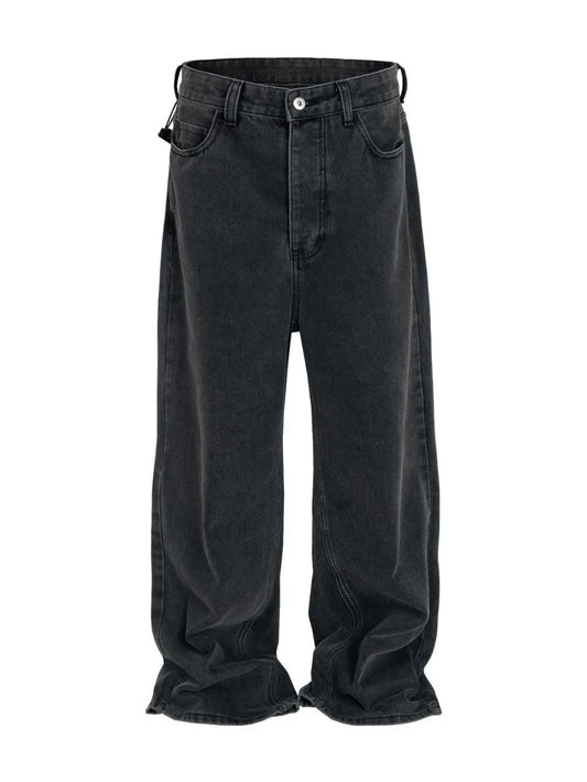 Comfortable Loose Fit Men's Straight Jeans - VogeLuxe