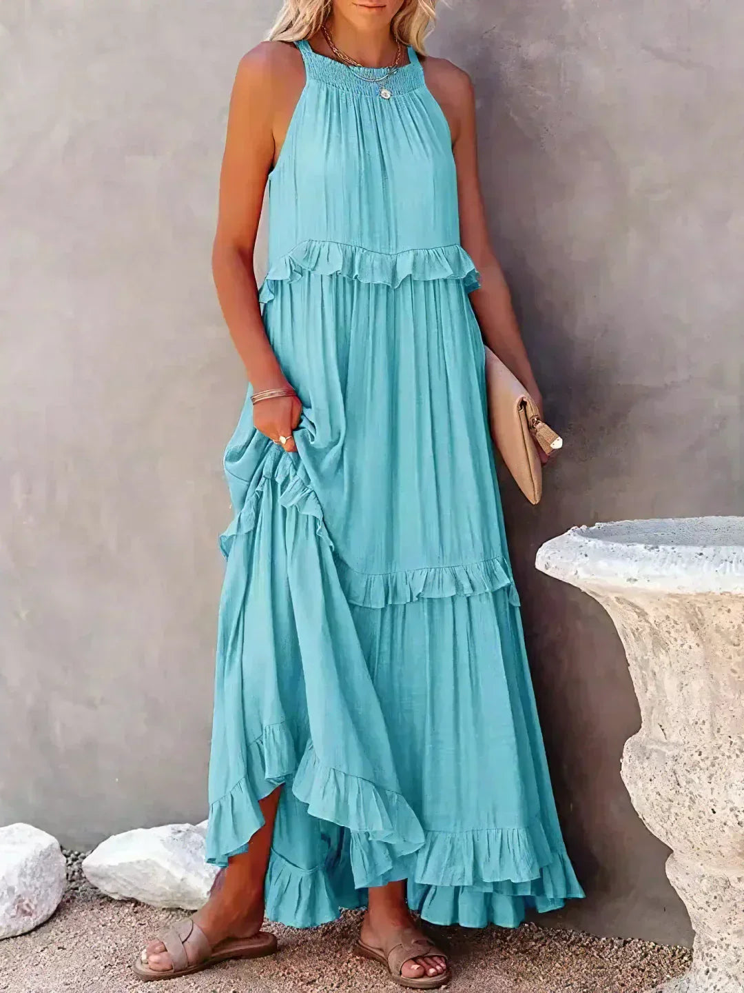 Chic Ladies Floral Dress