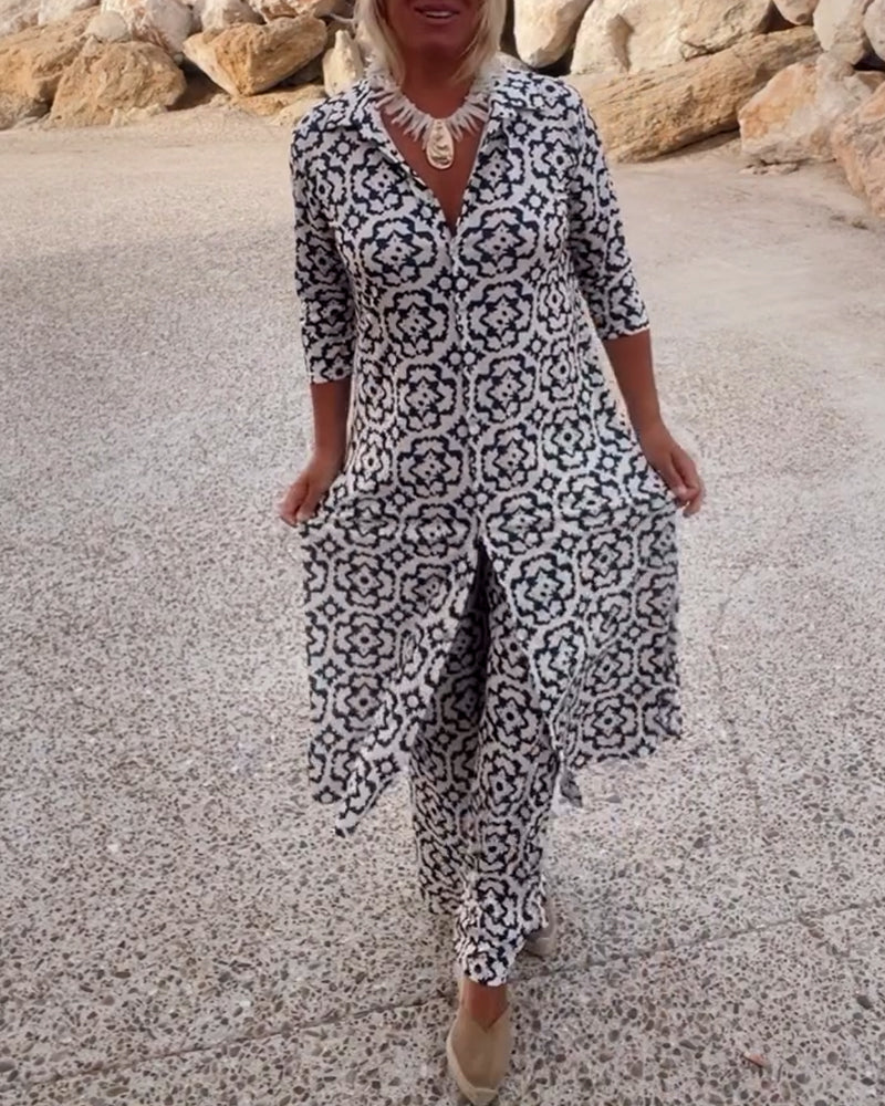 Michelle | Chic Casual 2-Piece Outfit for Women - VogeLuxe