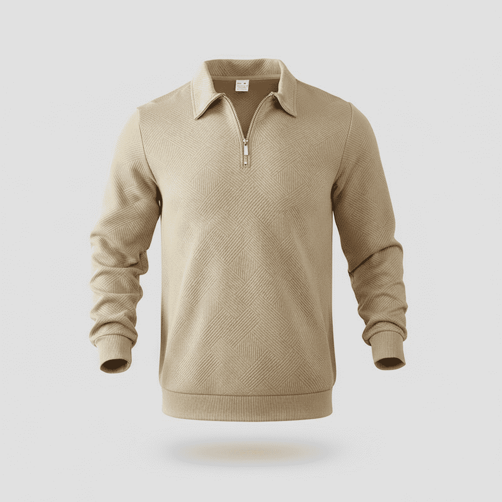 VogeLuxe | Men’s Cashmere Zipper Sweater