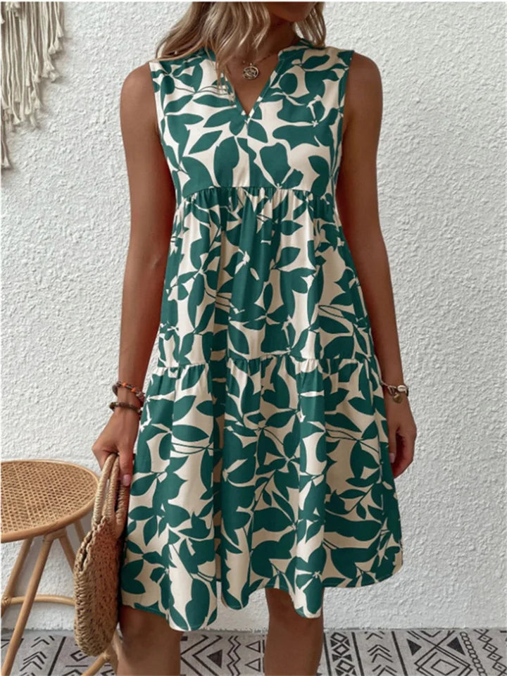 Chic Casual Floral Sundress for Women - VogeLuxe