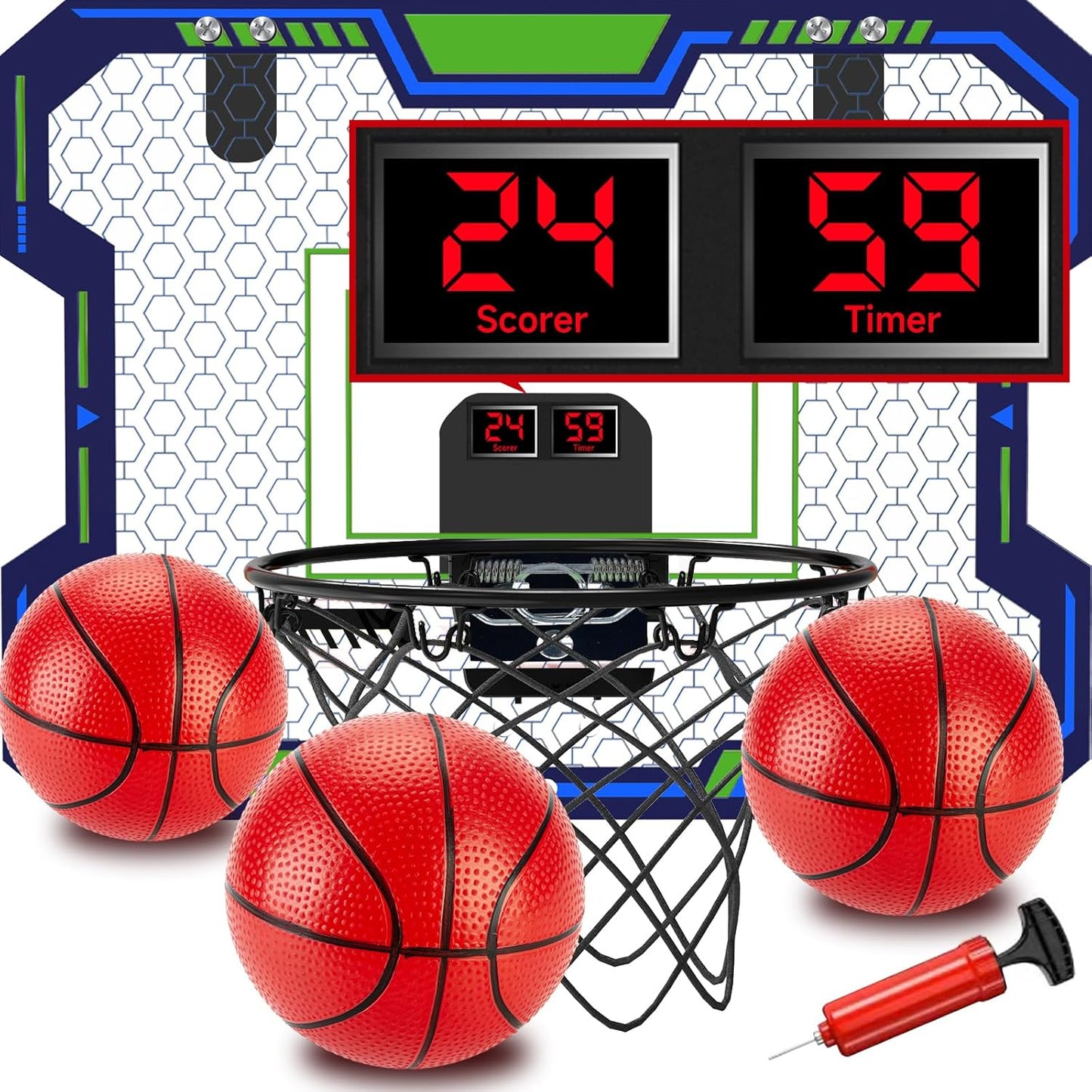 Fun Kids Electronic Basketball Hoop with Sound - VogeLuxe