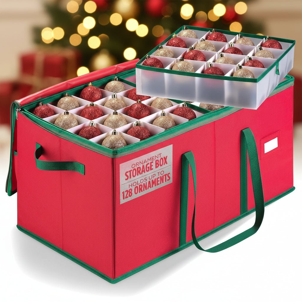 Holiday Decor Storage Container Soft Cloth Inserts