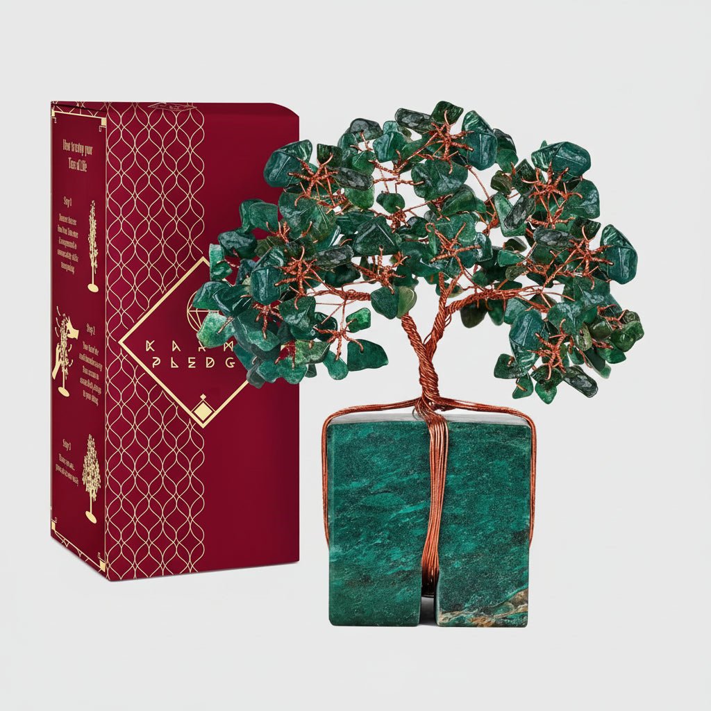 Healing Crystal Gemstone Tree Figurine Decoration