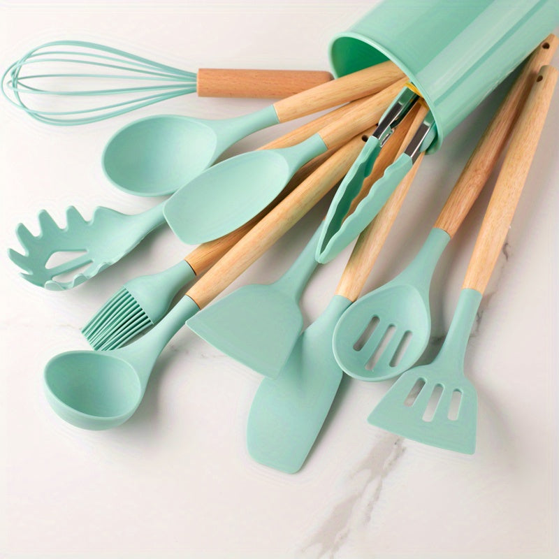 Premium 12-Piece Silicone Kitchen Utensil Set