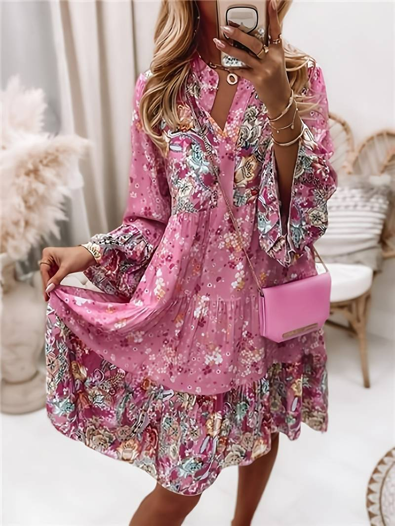 Chic Floral Maxi Summer Dress - VogeLuxe