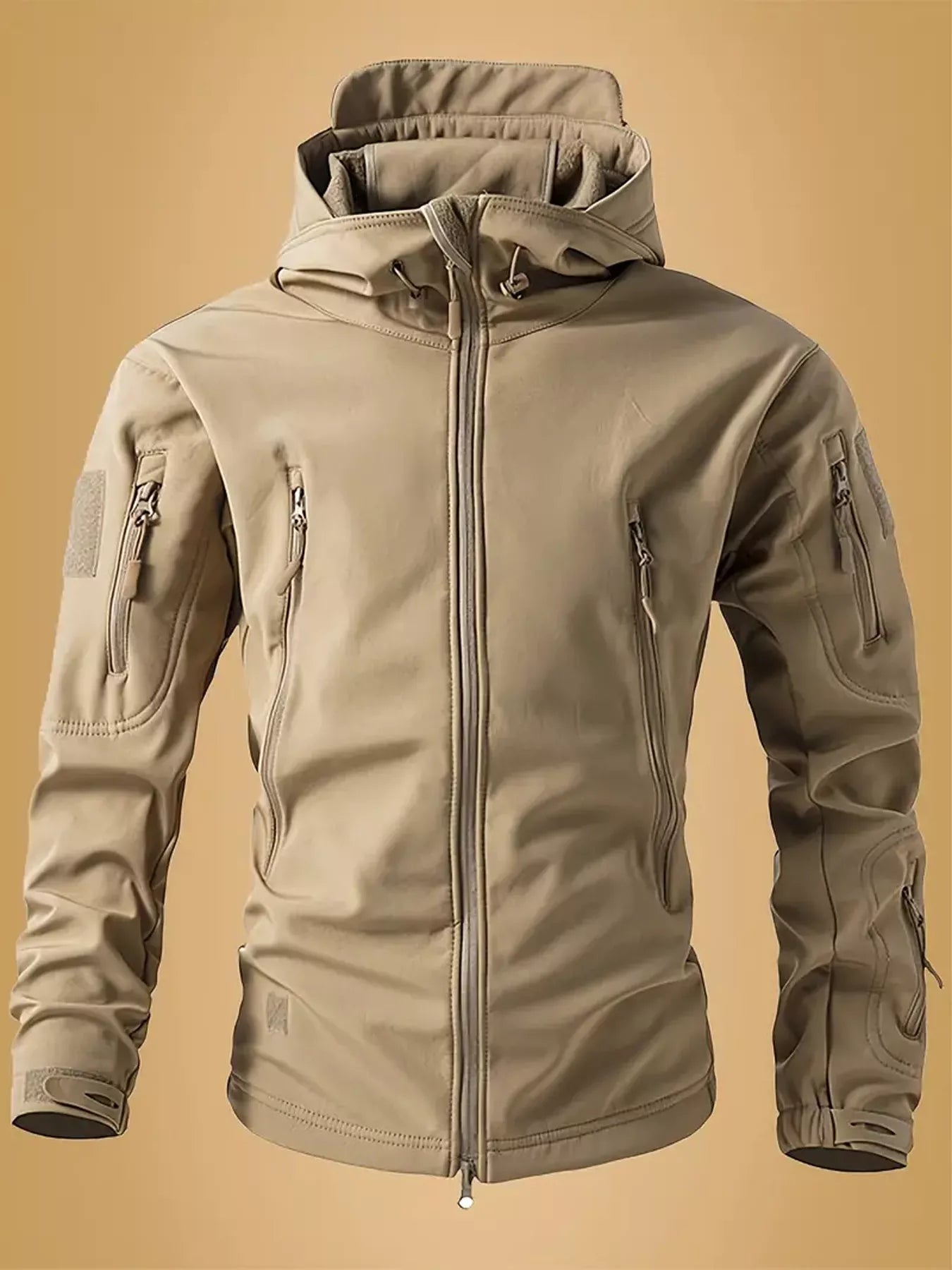 Slim Fit Water Resistant Hoodie Jacket