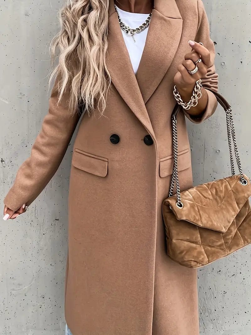 Warm Classic Women's Winter Long Coat - VogeLuxe